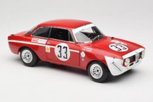 Alfa Romeo GTA 1300 Junior #33 T. Hezemans / G. van Lennep Hezemans Jarama 1972 Minichamps 1:18 100721233 Kovina – slika 6 od 8