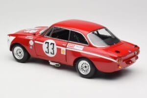 Alfa Romeo GTA 1300 Junior #33 T. Hezemans / G. van Lennep Hezemans Jarama 1972 Minichamps 1:18 100721233 Kovina – slika 7 od 8