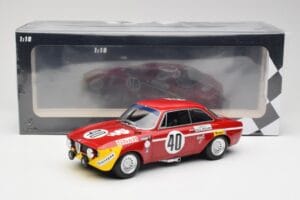 Alfa Romeo GTA 1300 Junior #40 F. Picchi / J-C. Chasseuil Division 1 Winners 12 Hours of Paul Ricard 1971 Minichamps 1:18 155 – slika 6 od 6