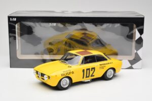 Alfa Romeo GTA 1300 #102 Squadra Corse R. Zanetti / M. Ruspa / Monzeglio Targa Florio 1971 Minichamps 1:18 155711202 Kovina – slika 6 od 6