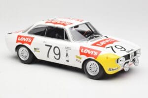 Alfa Romeo GTA 1300 #79 H. Rubens / C. Van Ryn 24 Hours of Spa 1971 Minichamps 1:18 155711279 Kovina – slika 4 od 6