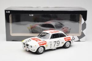 Alfa Romeo GTA 1300 #79 H. Rubens / C. Van Ryn 24 Hours of Spa 1971 Minichamps 1:18 155711279 Kovina – slika 6 od 6