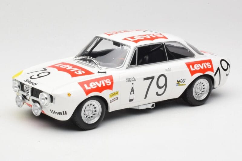 Alfa Romeo GTA 1300 #79 H. Rubens / C. Van Ryn 24 Hours of Spa 1971 Minichamps 1:18 155711279 Kovina