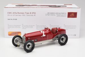 Alfa Romeo P3 #2 R. Caracciola German GP Winner 1932 CMC 1:18 M-220 Kovina – slika 6 od 6