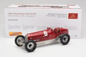 Alfa Romeo P3 #6 R. Caracciola Monza GP Winner 1932 CMC 1:18 M-221 Kovina – slika 6 od 6