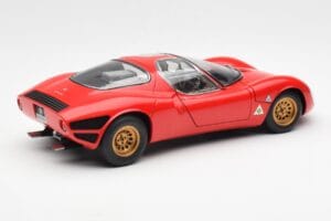 Alfa Romeo 33 Stradale Rdeč AUTOart 1:18 70191 Kovina – slika 3 od 8