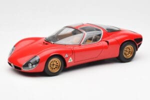 Alfa Romeo 33 Stradale Rdeč AUTOart 1:18 70191 Kovina