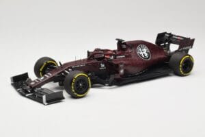 Alfa Romeo Racing C38 #7 K. Raikkonen Valentine's Day Livery Shakedown Fiorano 14th February 2019 Minichamps 1:18 110199907 K