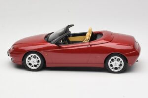 Alfa Romeo Spider 916 Proteo Red Metallic Norev 1:18 187854 Kovina – slika 3 od 6