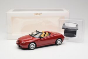 Alfa Romeo Spider 916 Proteo Red Metallic Norev 1:18 187854 Kovina – slika 6 od 6