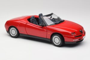 Alfa Romeo Spider 916 Alfa Rdeč Maisto 1:18 50278 Kovina – slika 6 od 8