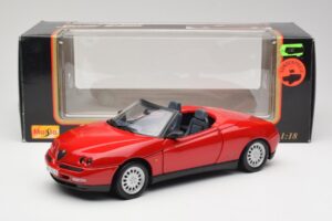 Alfa Romeo Spider 916 Alfa Rdeč Maisto 1:18 50278 Kovina – slika 8 od 8
