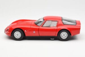 Alfa Romeo TZ2 Rdeč AUTOart 1:18 70198 Kovina – slika 3 od 6