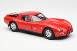 Alfa Romeo TZ2 Rdeč AUTOart 1:18 70198 Kovina – slika 4 od 6
