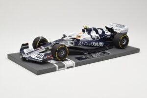 AlphaTauri AT03 #22 Y. Tsunoda Bahrain GP 2022 Minichamps 1:18 117220122 Kovina – slika 2 od 6