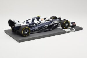 AlphaTauri AT03 #22 Y. Tsunoda Bahrain GP 2022 Minichamps 1:18 117220122 Kovina – slika 3 od 6