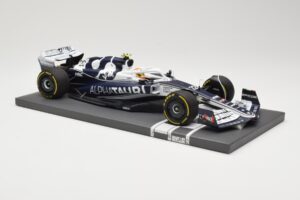 AlphaTauri AT03 #22 Y. Tsunoda Bahrain GP 2022 Minichamps 1:18 117220122 Kovina – slika 4 od 6