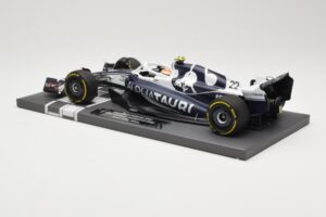AlphaTauri AT03 #22 Y. Tsunoda Bahrain GP 2022 Minichamps 1:18 117220122 Kovina – slika 5 od 6