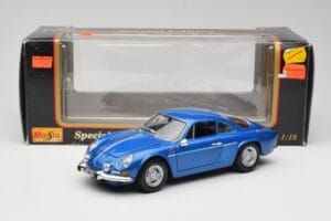 Alpine A110 1600 S Alpine Blue Maisto 1:18 50321 Kovina – slika 8 od 8