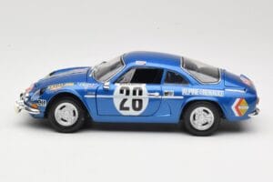 Alpine A110 1600S #28 Alpine-Renault O. Andersson / D. Stone Rally Monte Carlo 1971 Maisto 1:18 56033 Kovina – slika 4 od 8