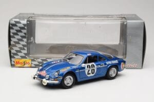 Alpine A110 1600S #28 Alpine-Renault O. Andersson / D. Stone Rally Monte Carlo 1971 Maisto 1:18 56033 Kovina – slika 8 od 8