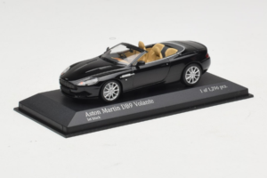 Aston Martin DB9 Kabriolet Črn Minichamps 1:43 400137330 Kovina – slika 2 od 4