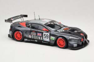 Aston Martin DBR9 GT1 #59 Team Modena A. Garcia / J. Menten / C. Fittipaldi 24 Hours of Le Mans 2006 Solido 1:18 80014 Kovina – slika 6 od 8