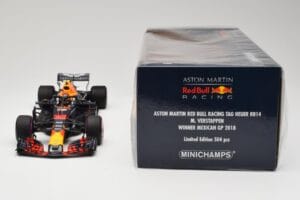 Aston Martin Red Bull Racing RB14 Tag Heuer #33 M. Verstappen Mexican GP 2018 Minichamps 1:18 110181933 Kovina – slika 6 od 6