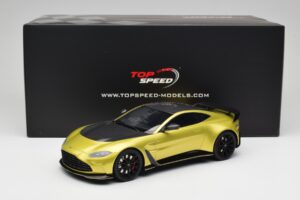 Aston Martin V12 Vantage Final Edition Cosmopolitan Yellow TopSpeed 1:18 TS0453 Kovina – slika 6 od 6