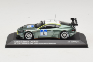 Aston Martin DBRS9 #6 M. Engel / K. Lechner ADAC 24 Hours Nurburgring 2008 Minichamps 1:43 400081306 Kovina