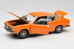 Audi 100 C1 Coupe S Oranžna Anson 1:18 30402 Kovina – slika 2 od 8