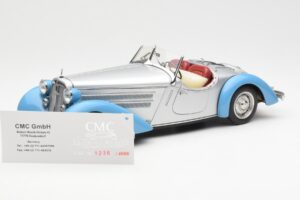 Audi 225 Front Roadster Modro Srebrna CMC 1:18 M-075B Kovina