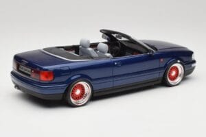Audi 80 B4 Kabriolet Ming Modra Metallic Custom Wheels Otto 1:18 OT806-C Smola – slika 2 od 6