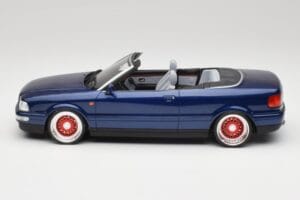 Audi 80 B4 Kabriolet Ming Modra Metallic Custom Wheels Otto 1:18 OT806-C Smola – slika 3 od 6