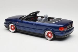 Audi 80 B4 Kabriolet Ming Modra Metallic Custom Wheels Otto 1:18 OT806-C Smola – slika 5 od 6