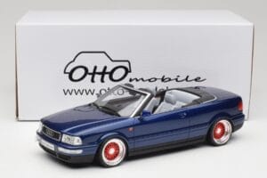 Audi 80 B4 Kabriolet Ming Modra Metallic Custom Wheels Otto 1:18 OT806-C Smola – slika 6 od 6