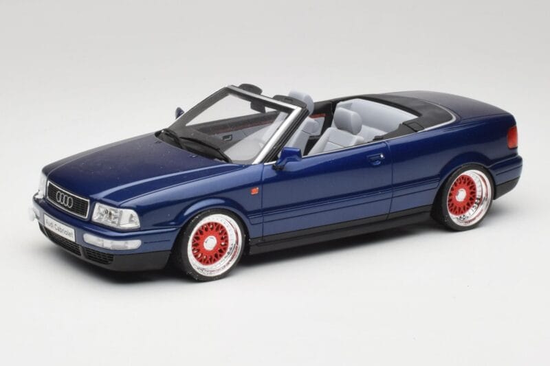 Audi 80 B4 Kabriolet Ming Modra Metallic Custom Wheels Otto 1:18 OT806-C Smola
