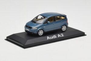 Audi A2 Blue Metallic Minichamps 1:43 20022200748005 Kovina – slika 2 od 4
