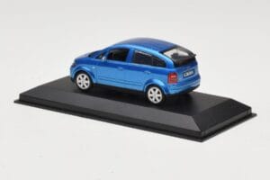 Audi A2 Light Blue Metallic Minichamps 1:43 AUDI007 Kovina – slika 3 od 4