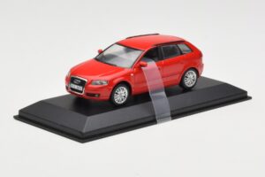 Audi A3 8P Sportback Rdeč Minichamps 1:43 5010403023 Kovina – slika 2 od 4