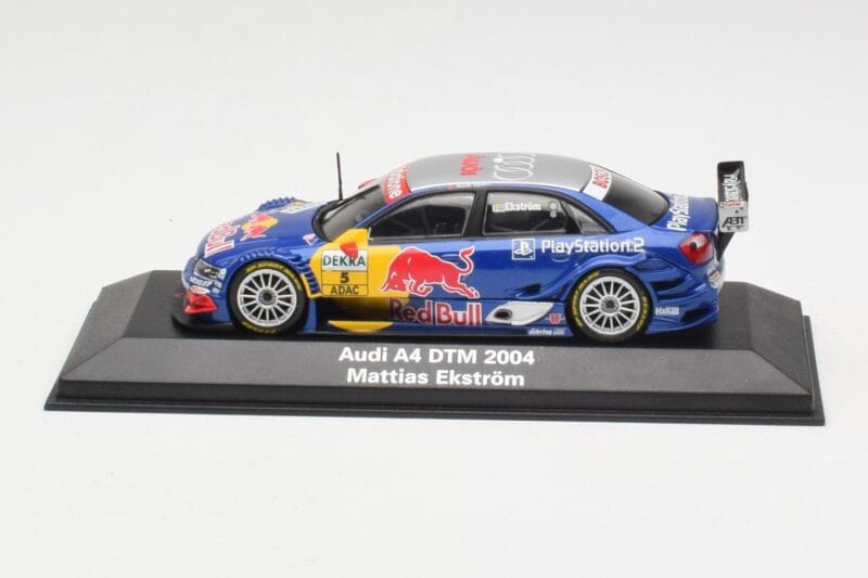 Audi A4 B6 #5 Red Bull M. Ekström DTM 2004 Minichamps 1:43 5020400303 Kovina
