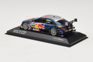 Audi A4 DTM #1 M. Ekstrom Audi Sport Team Abt Sportsline DTM Champion 2008 Minichamps 1:43 400081801 Kovina – slika 3 od 4