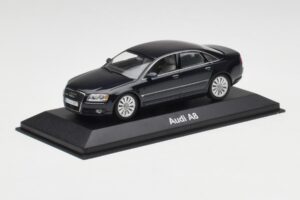 Audi A8 D3 Mauritius Modra Metallic Minichamps 1:43 5010508123 Kovina – slika 2 od 4