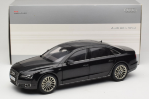 Audi A8L D3 W12 Phantom Black Kyosho 1:18 5011008125 Kovina – slika 8 od 8