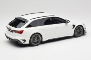 Audi ABT RS6-R C8 Avant Bel TopSpeed 1:18 TS0502 Kovina – slika 2 od 6