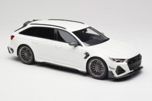 Audi ABT RS6-R C8 Avant Bel TopSpeed 1:18 TS0502 Kovina – slika 4 od 6