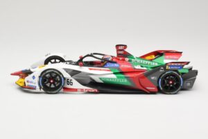Audi e-tron FE05 Audi Sport ABT Schaeffler #66 D. Abt Formula E Season 5 2019 Minichamps 1:18 114180066 Kovina – slika 3 od 6