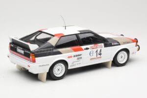 Audi Quattro #14 M. Mouton / F. Pons Winners Rally Sanremo 1981 Minichamps 1:18 155811114 Kovina – slika 2 od 6