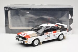 Audi Quattro #14 M. Mouton / F. Pons Winners Rally Sanremo 1981 Minichamps 1:18 155811114 Kovina – slika 6 od 6