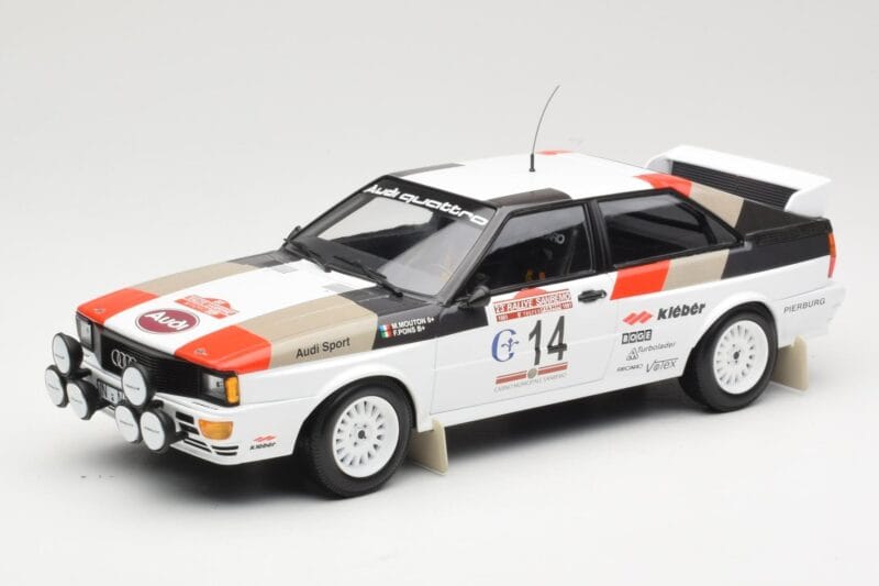 Audi Quattro #14 M. Mouton / F. Pons Winners Rally Sanremo 1981 Minichamps 1:18 155811114 Kovina